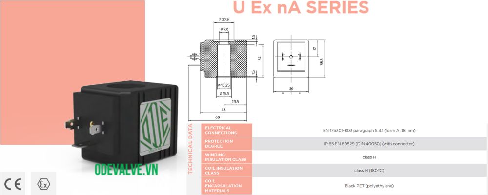 cuộn coil van điện từ ode